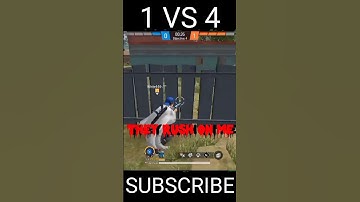 1 VS 4 Clutch CS Ranked | wait for end #freefire