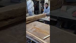 bestbwayntonlount a be mantel on the wall #asmr #woodworking #reclaimed #mantel