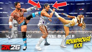 25 Best Roundhouse Kick In WWE 2K26 That You Should Use