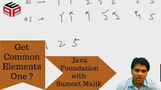 Get Common Element 1 - Question | Hashmap and Heap | Data Structure and Algorithms in JAVA