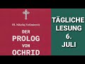 Der Prolog von Ohrid vom 6. (19.) Juli