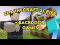FE Minecraft Steve Script + backdoor games #video #exploit  #roblox #viral #robloxexploiting #fypシ 