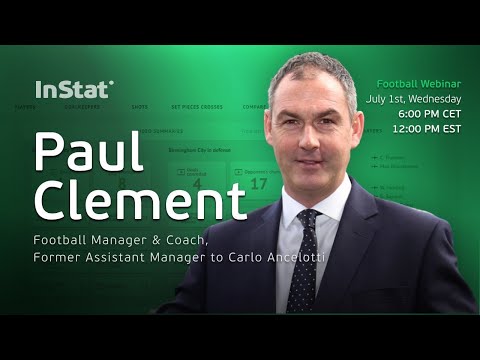 InStat Football Webinar With Paul Clement