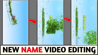 Viral Name Video Editing | Name Trading Reels Editing | Name video kaise banaye | cupcut