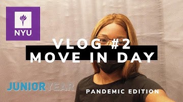 NYC COLLEGE MOVE IN DAY VLOG 2020 | NEW YORK UNIVERSITY