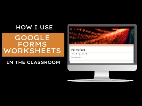 How to Use Google Forms Worksheets in Your Classroom - YouTube