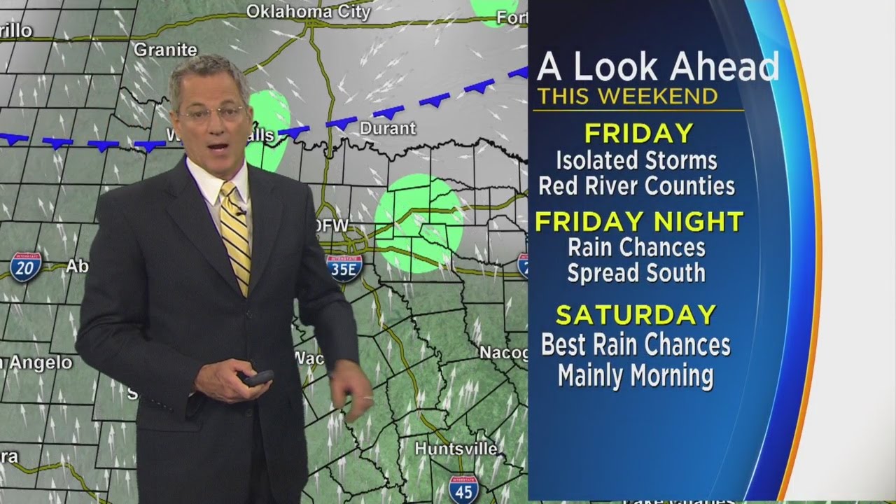 Heavy Rain Moves Through North Texas - YouTube
