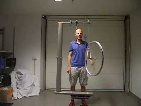 fisica funzionamento bicicletta effetto giroscopico ruote momento angolare