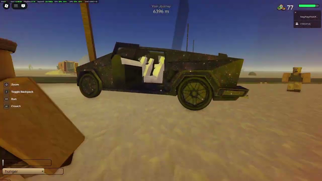 playing a dusty trip with my friend arya again