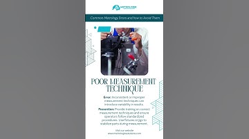 Avoid Common Metrology Errors for Accurate Measurements! 🛠️📏