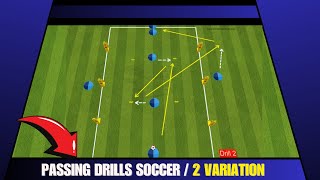 High Intensity Passing Drills Soccer / 2 Variation (2024)