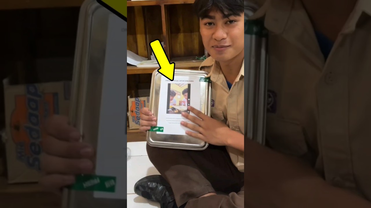 Iseng Pakai Medali Emas Saat Makan MBG, Besoknya Malah Dapat Kejutan!