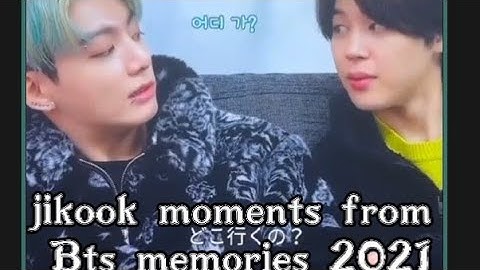 jikook lovely moments from Bts memories of 2021 DVD #jikook #minkook #jikookmoments #jikookmemories💜