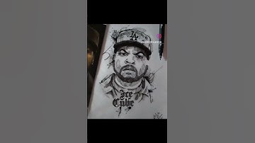 Ice cube 🧔🏻✍🏻 Free drawing 🍃✍🏻