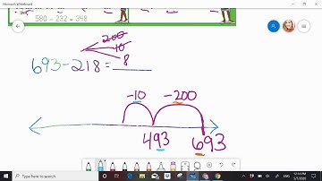 11-2 Subtract on an Open Number Line