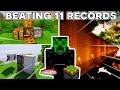 How I Beat 11 WORLD RECORDS in 11 Minutes...