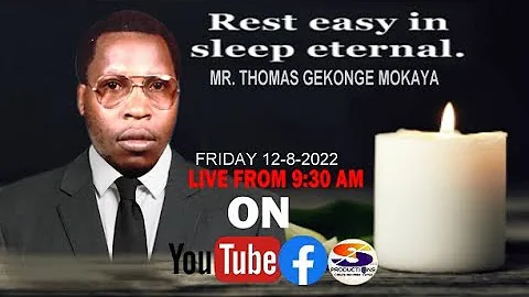 In loving memory of Thomas Gekoge Mokaya 1963 - 2022