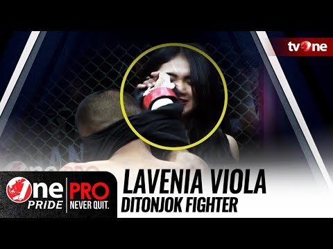 VIRAL! Detik-detik One Pride Angels Lavenia Viola Ditonjok Fighter