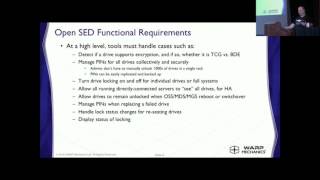 Managing self-encrypting HDDs with Lustre/ZFS (LUG17)