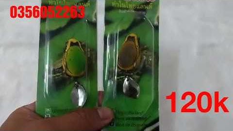 nhái hơi Thái Lan 2 thìa (chuột sóc) - nhái lure thái lan siêu nhạy