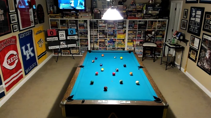 County Pool League - Terry Evans vs Rodney Biggers...
