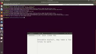 Demo of CVE-2020-15999 screenshot 5