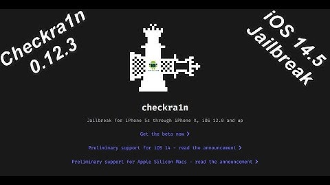 Checkra1n0.12.3 Release for iOS14.5 Jailbreak Apple Device.