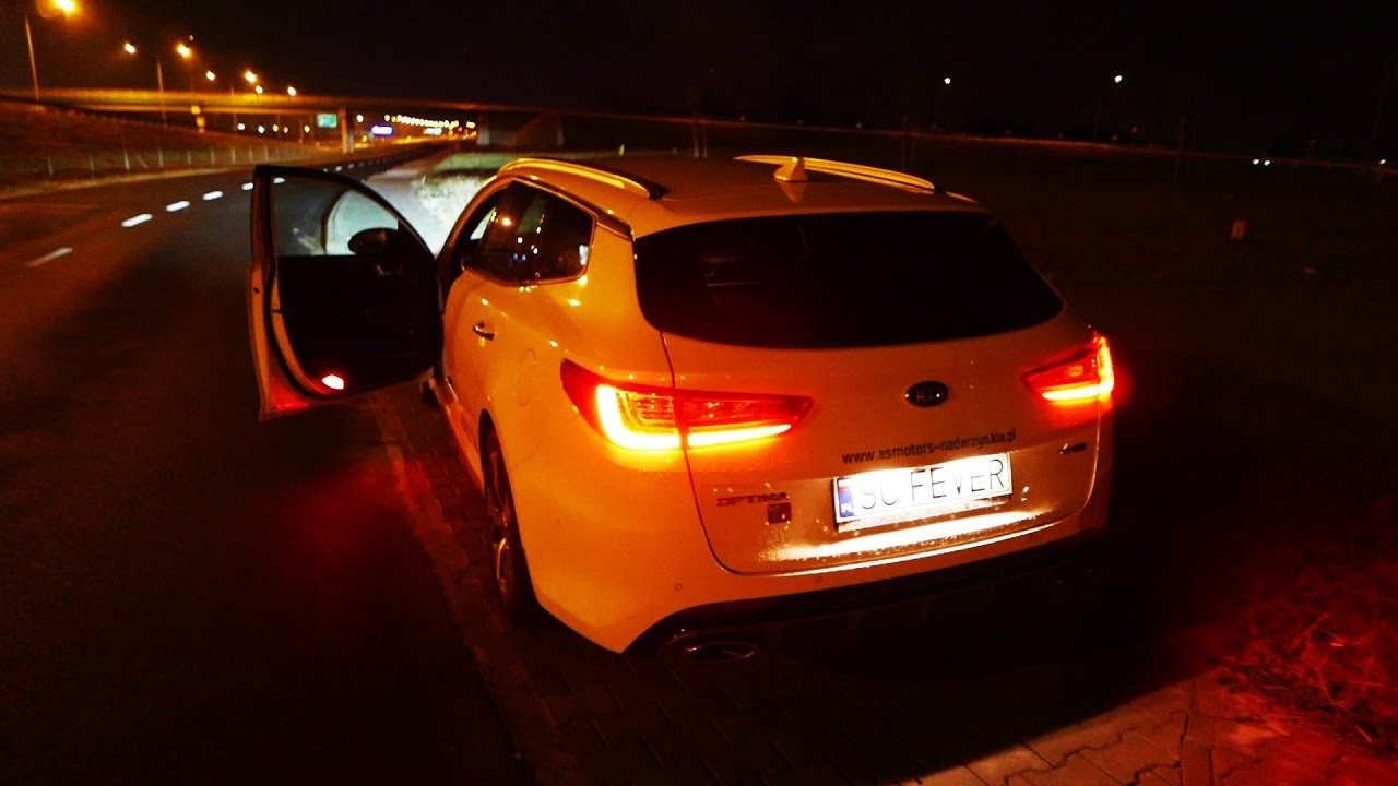 2017 Kia Optima Sw Gt Line Night Driving Led Lights Jazda Testowa 2017 Kia Optima Sw Gt Line Night Driving Led Lights Jazda Testowa Próbna Test Pl