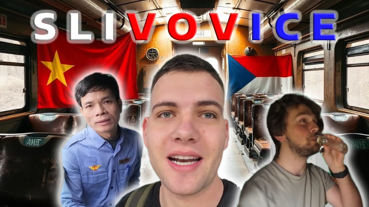Ochutnávám Slivovici s Čechy ve Vietnamském Vlaku, Vietnam!🇻🇳