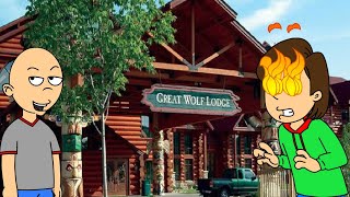 Clic Caillou Misbehaves At Great Wolf Lodgegrounded