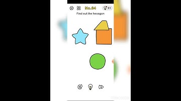 Brain out gameplay Level 64,Find out the hexagon