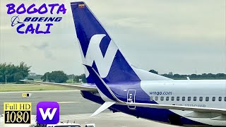 |TRIP REPORT| Wingo Boeing 737-800 | Bogotá - Cali | Descenso Sobre la Cordillera |HD|