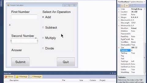 Visual Basic 2010 Express Tutorial 6 - Data Parsing Error Checking and An User Friendly Interface