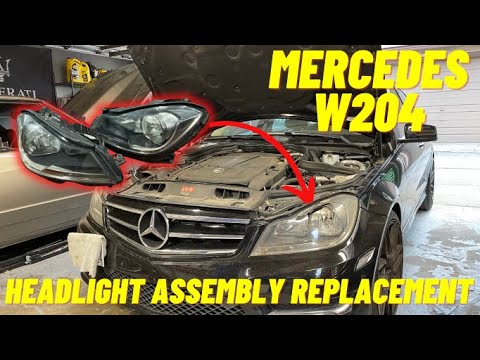 Mercedes W204 (2009-14) Headlight Assembly Replacement!!!