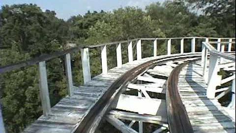 Williams Grove Cyclone Wooden Roller Coasters Fron...