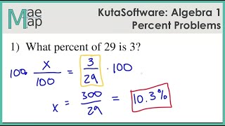 Celebrity KutaSoftware: Algebra 1- Percent Problems Net Worth