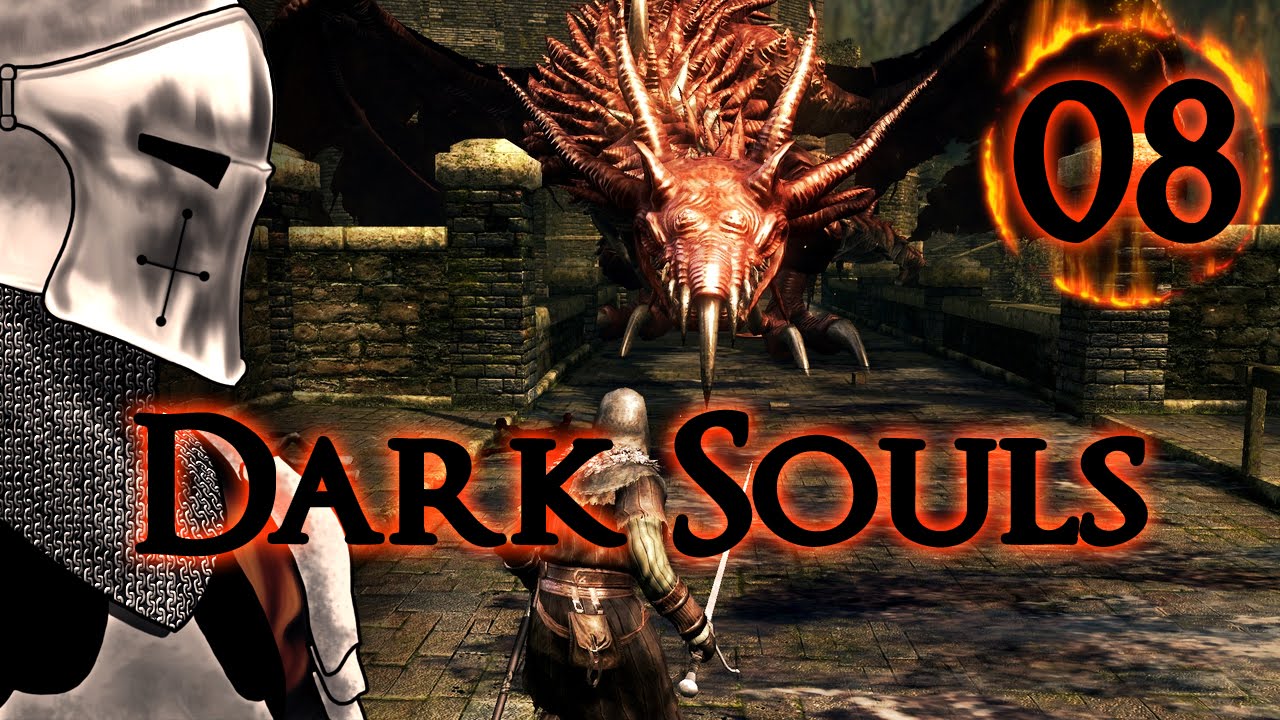 Let's Play: Dark Souls - Episode 8 - HOW TO KILL THE RED DRAGON WITH BASIC GEAR