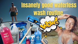 AERO COSMETICS WATERLESS WASH ROUTINE FOR OUR RV AND TRUCK! #foryou