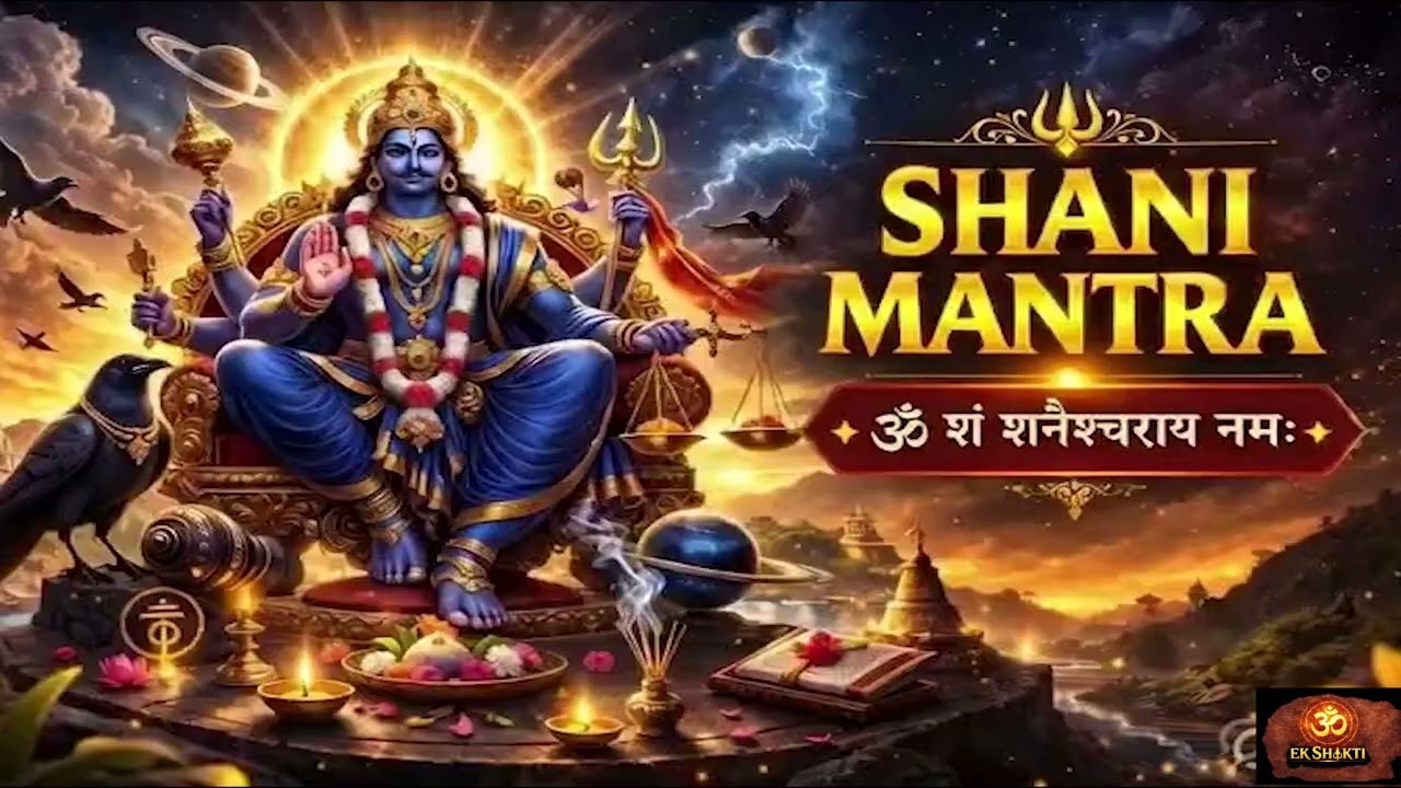 Shani Dev Mantra | ॐ शं शनैश्चराय नमः 108 Times Chanting | Saturday Special |108 Times Chanting