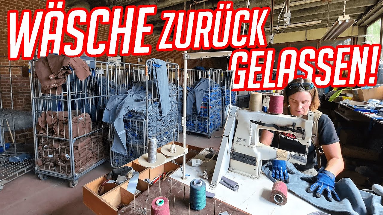 TAUSENDE KLEIDUNGSSTÜCKE GINGEN NIE AN DIE KUNDEN ZURÜCK! VERLASSENE WÄSCHEREI ENTDECKT