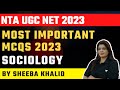 Most important mcqs 2023 nta ugc net  sociology  dr sheeba khalid  unacademy live