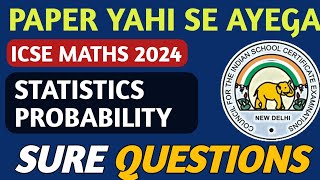 Icse 2024 Maths Most Expected Pyqs Questions Icse Class 10 Important ...