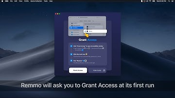 How to grant access to "Remmo: Remote Mouse & Keyboard" in macOS