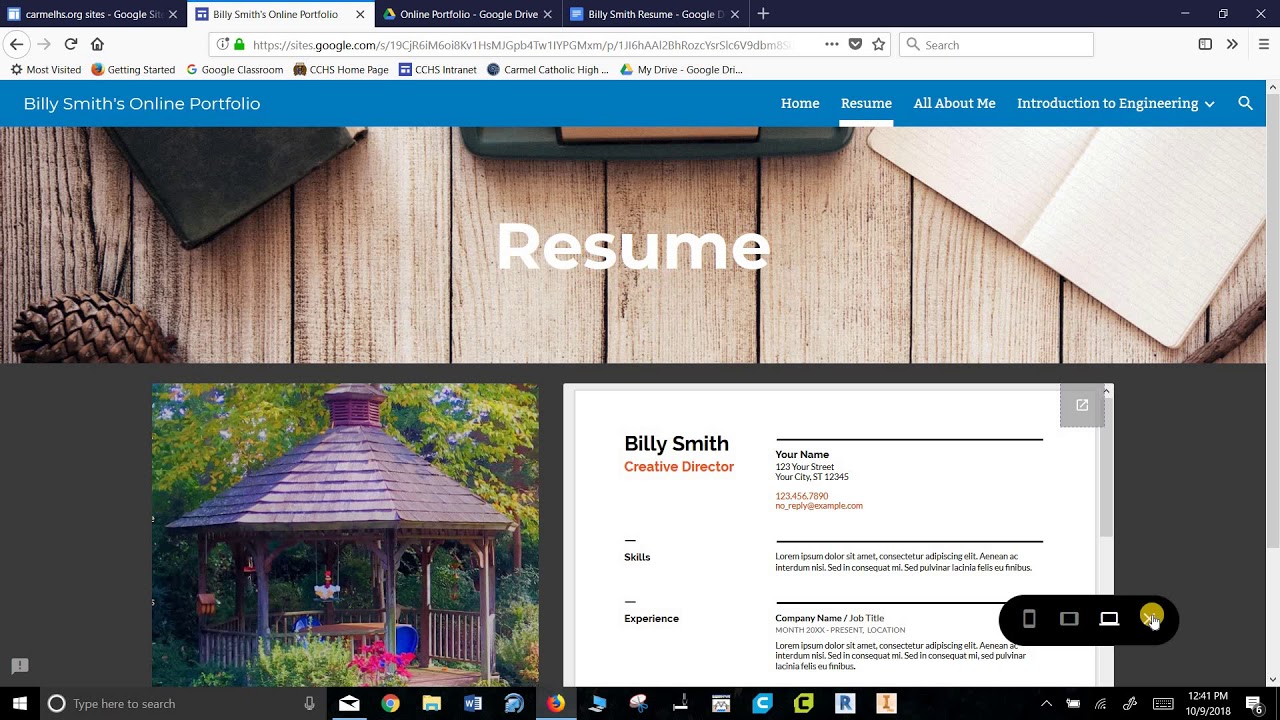 How to Make an Online Portfolio - YouTube