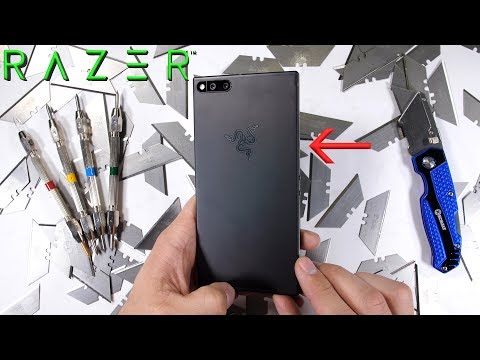 Razer Phone Durability Test - Scratch BURN And BEND Tested!