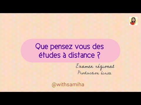 sujet-11-:-production-écrite-sur-les-études-à-distance,-qu'en-pensez-vous-?