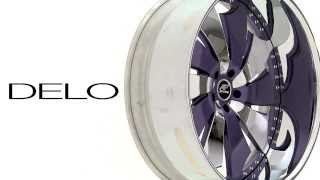 Amani Forged Wheels | Delo : Purple and Chrome