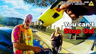 Full When Road Raging Duo Threaten Police! Update