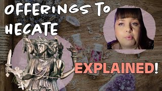 MUST SEE Guide to offerings for Hecate! (And no its not complex or expensive...just watch and see.)