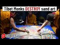 Tibetan Monks Create and Then Destroy Stunning Sand Art 🏜️